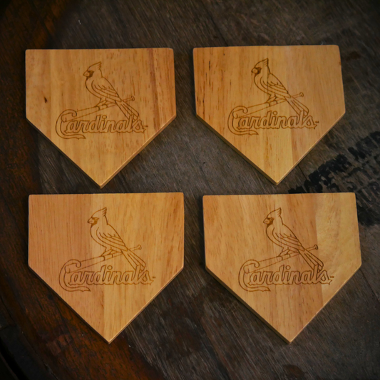 Cardinals 4 Coasters