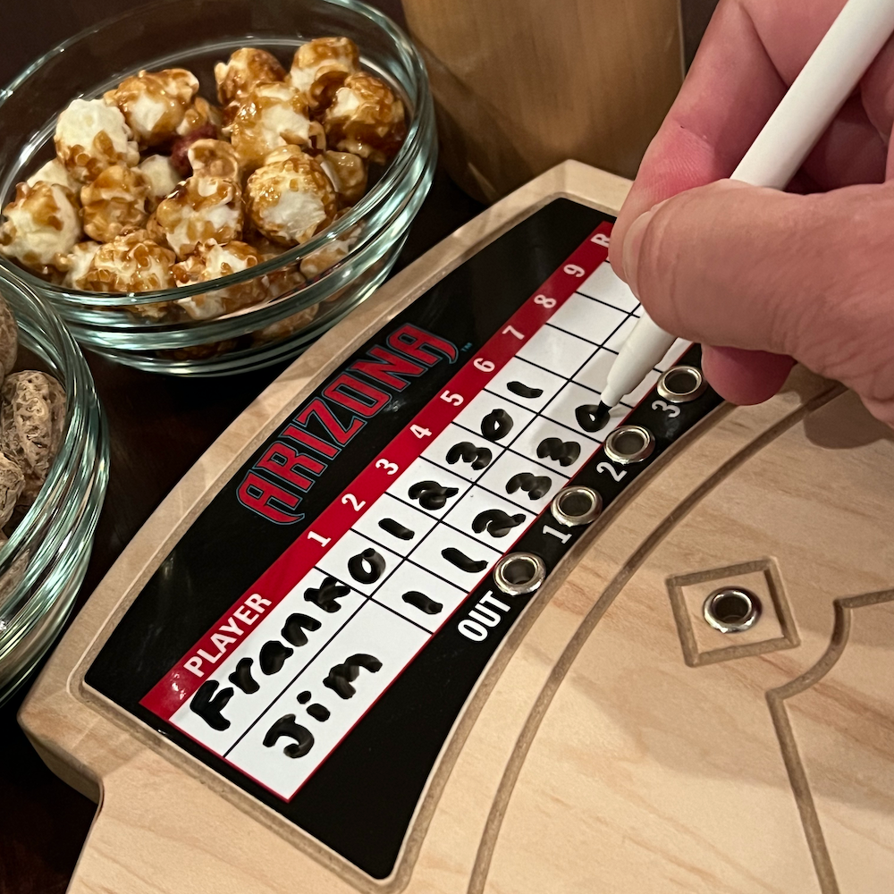 Arizona Diamondbacks Baseball Board Game with Dice