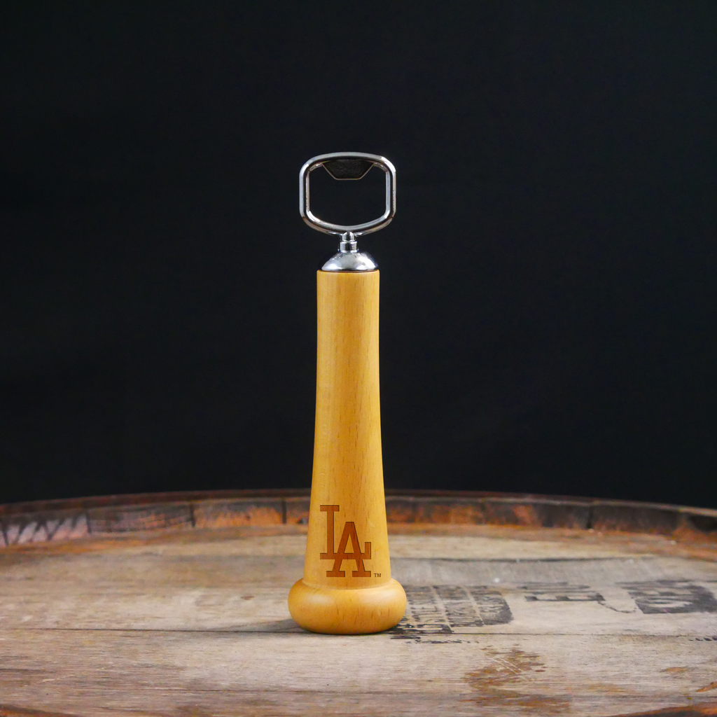 Los Angeles Dodgers "LA" Season Opener® | Baseball Bat Handle Bottle Opener