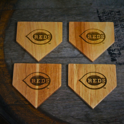 Cincinnati Reds Dugout Mug® Wood Coaster