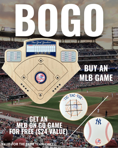 BOGO | Choose Your MLB Board Game Get a Free Tic-Tac-Toe Game