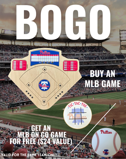 BOGO | Choose Your MLB Board Game Get a Free Tic-Tac-Toe Game
