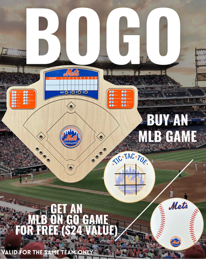 BOGO | Choose Your MLB Board Game Get a Free Tic-Tac-Toe Game