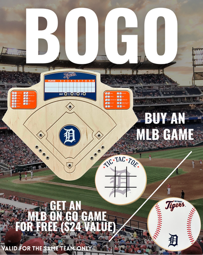 BOGO | Choose Your MLB Board Game Get a Free Tic-Tac-Toe Game
