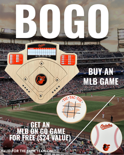 BOGO | Choose Your MLB Board Game Get a Free Tic-Tac-Toe Game