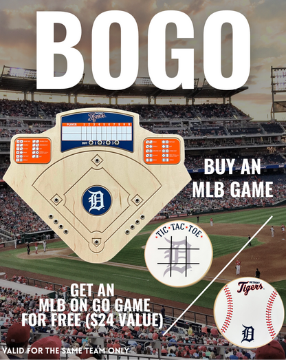 BOGO | Choose Your MLB Board Game Get a Free Tic-Tac-Toe Game