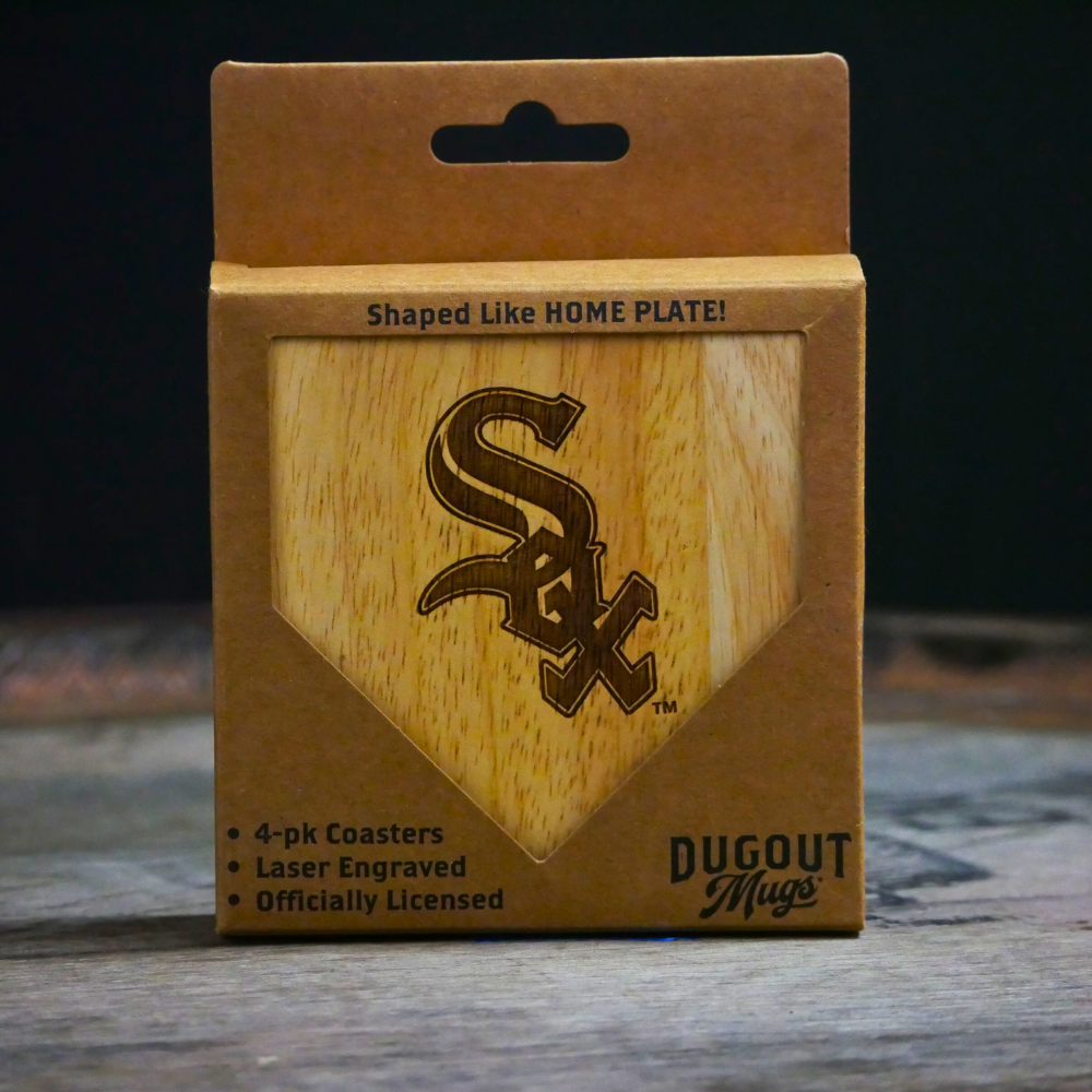 Chicago White Sox Dugout Mug® Wood Coaster