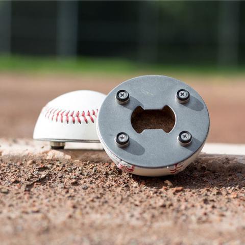 Blank "Cutter" - Half Baseball Bottle Opener 