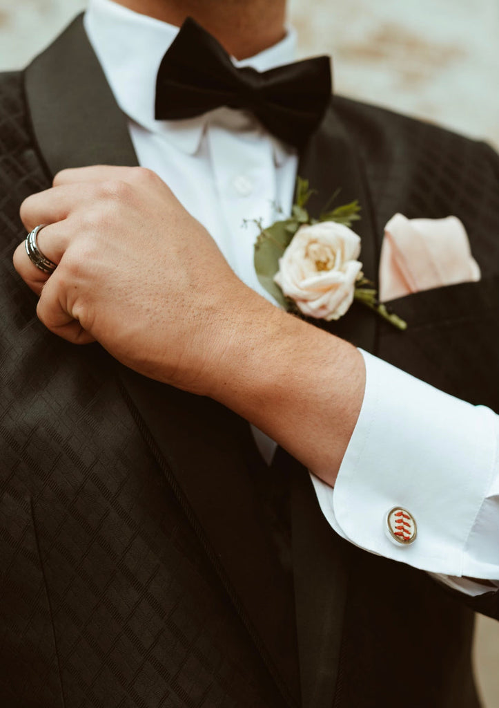 Baseball Seam Cufflinks