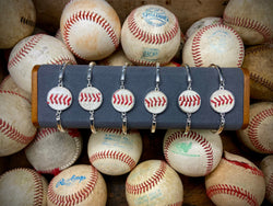 Silver Baseball Seam Bracelet