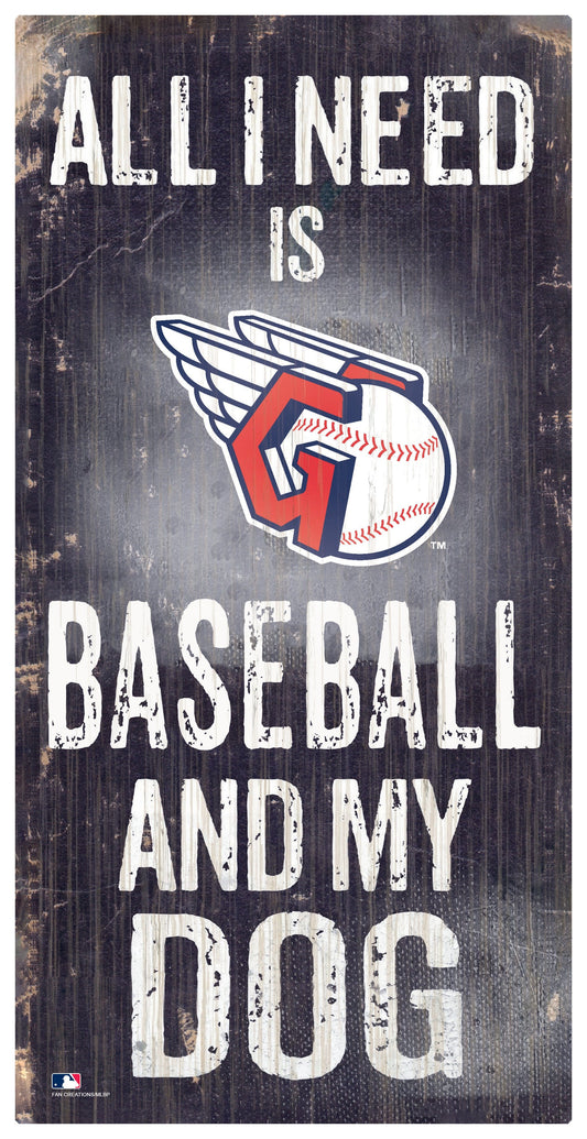 Cleveland Guardians My Dog 6x12 Sign