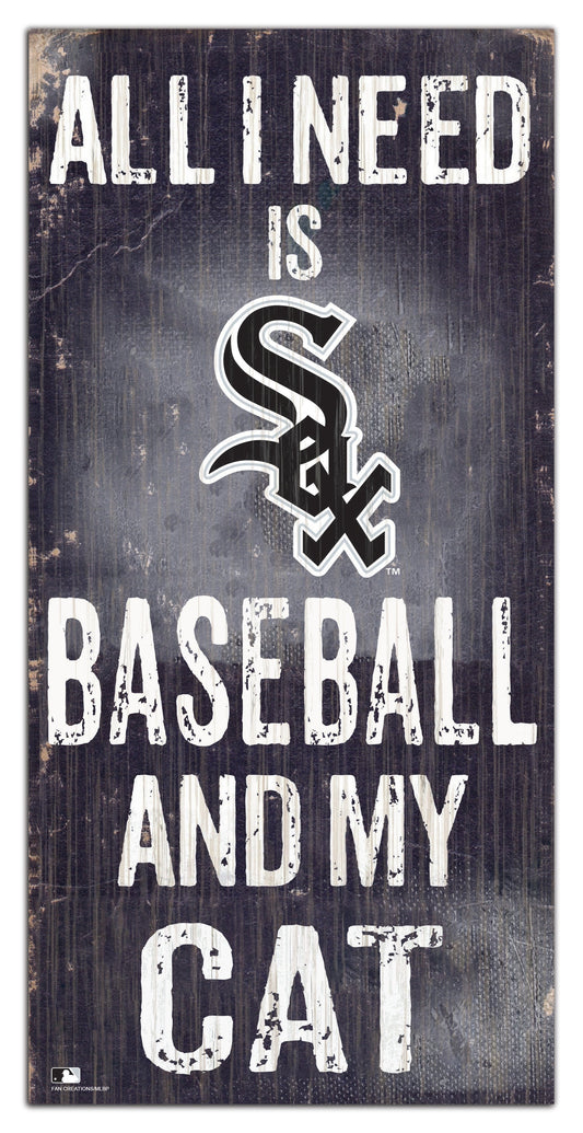 Chicago White Sox My Cat 6x12 Sign