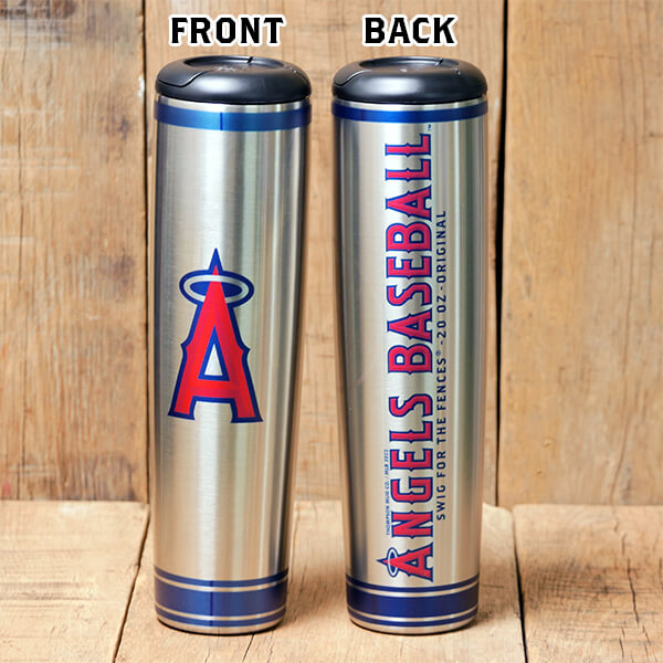 Los Angeles Angels Metal Dugout Mug | Stainless Steel Baseball Bat Mug