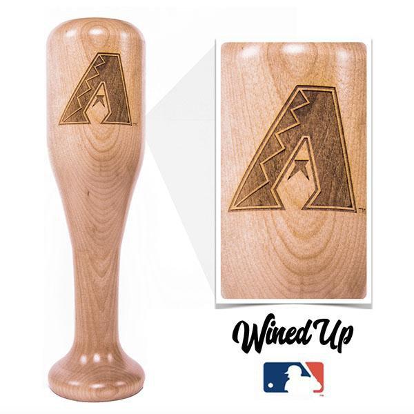 baseball bat wine glass Arizona Diamondbacks