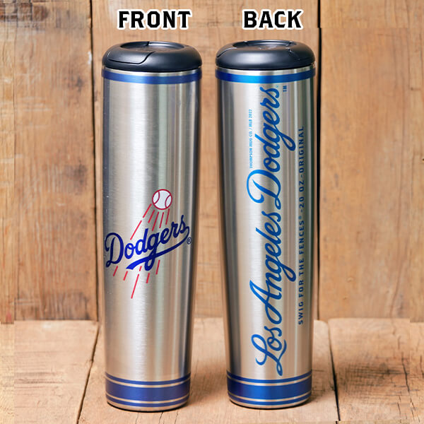 Los Angeles Dodgers Metal Dugout Mug | Stainless Steel Baseball Bat Mug