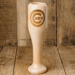 baseball bat wine glass Chicago Cubs