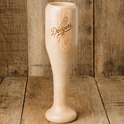 baseball bat wine glass Los Angeles Dodgers