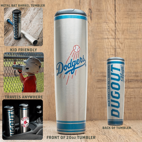 MLB Teams Metal Dugout Mug | Stainless Steel Bat Mug