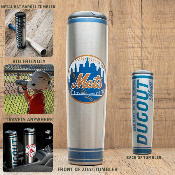 MLB Teams Metal Dugout Mug | Stainless Steel Bat Mug