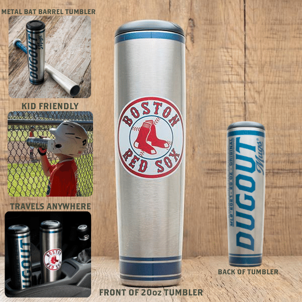 MLB Teams Metal Dugout Mug | Stainless Steel Bat Mug