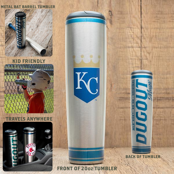 MLB Teams Metal Dugout Mug | Stainless Steel Bat Mug